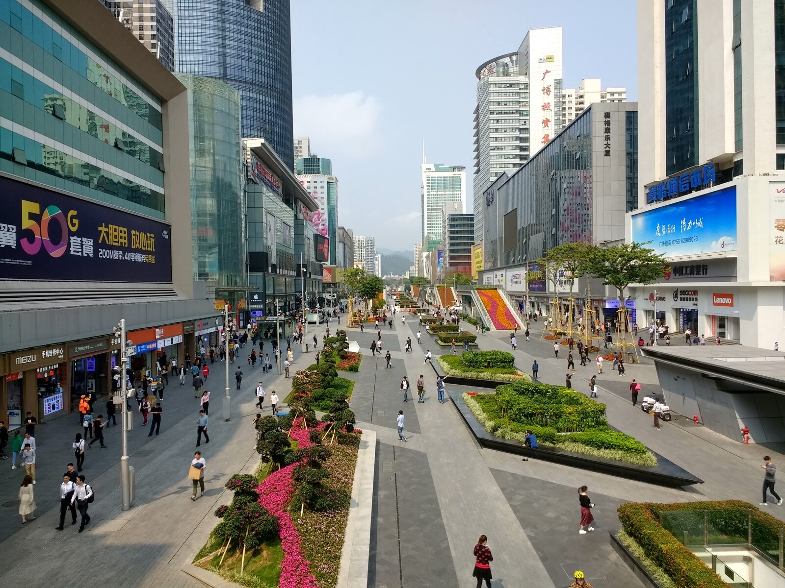 Huaqiangbei electronics market in Shenzhen